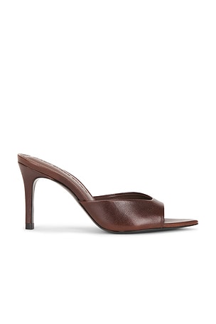 Brea 80 Mule BLACK SUEDE STUDIO