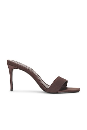 Naomi 80 Mule BLACK SUEDE STUDIO