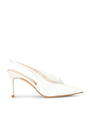 Royale 80 Slingback Pump BLACK SUEDE STUDIO