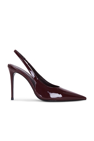 Jordyn 100 Slingback Pump BLACK SUEDE STUDIO
