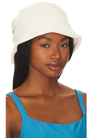 business & pleasure co. Toweling Bucket Hat in Antique White  display picture 2