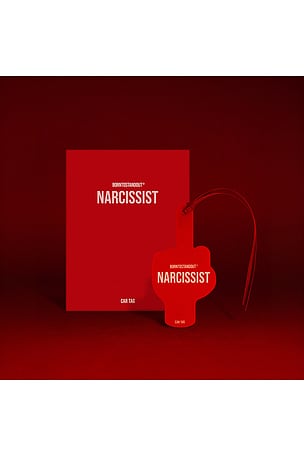 BORNTOSTANDOUT Narcissist Car Tag in Beauty: NA