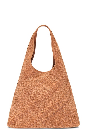 BTB Los Angeles Romee Suede Hobo in Cognac