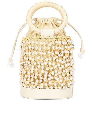 BTB Los Angeles Brandie Bucket Bag in Tan