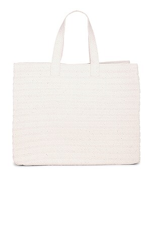 BTB Los Angeles Karma Is A Beach Tote Bag in Pink