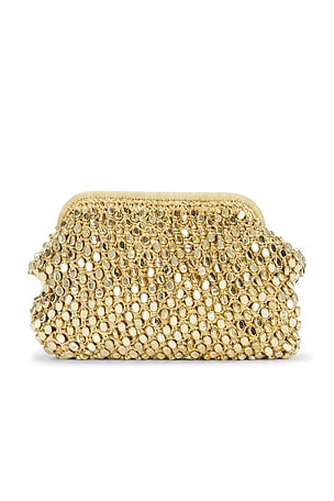 BTB Los Angeles Vita Clutch in Tan