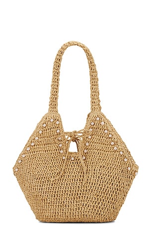BTB Los Angeles Posey Pearl Tote in Neutral