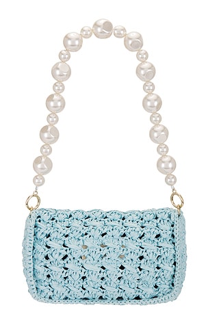 BTB Los Angeles Shiloh Clutch in Baby Blue