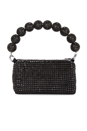 BTB Los Angeles Marbella Crystal Clutch in Black