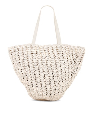 BTB Los Angeles Shiloh Tote in Cream