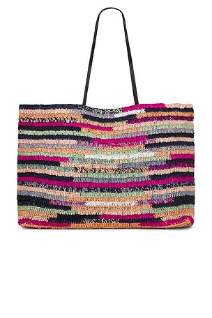 BTB Los Angeles Hola Beaches Beach Tote in Pink
