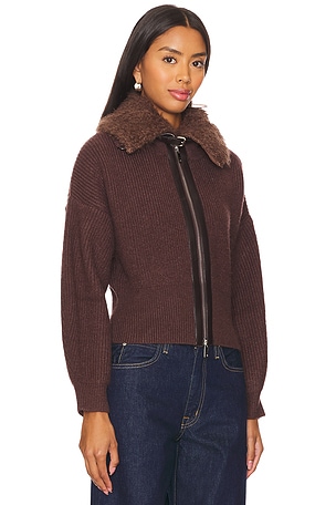 Bubish Ruby Knit Cardigan in Chocolate