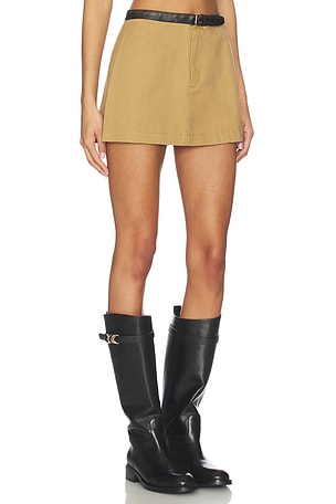 Bubish Olivia Skirt in Tan. Size 8/S. Also