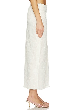 Bubish Hazel Sequin Lace Skirt in Ivory