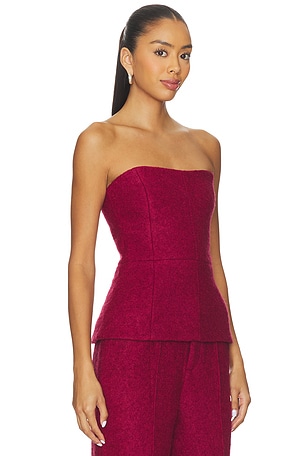 Bubish Gracie Boucle Bodice in Burgundy. Size Aus 6/US XS. Also