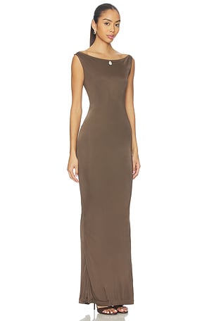 BUCI Heron Dress in Brown