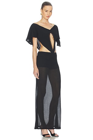 BUCI Pollock Maxi Dress in Black