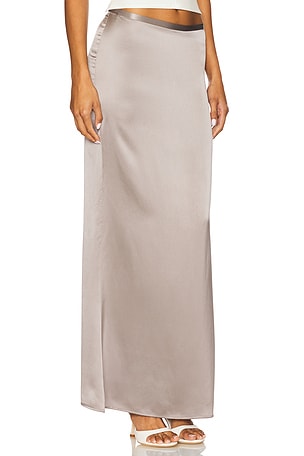 BUCI Silk Solstice Skirt in Grey