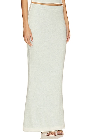 BUCI Mohair Mermaid Skirt in White