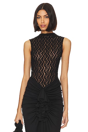 Free People x Intimately FP Disco Fever Cami In Black Combo 7 in