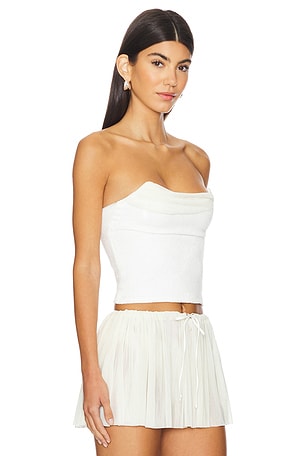 BUCI The Cabana Bustier in White