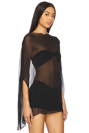 BUCI Ibis Poncho Top Set in Black
