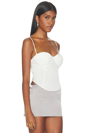 Buci sienN/A bustier top en color crema