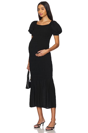 Shirred Puff Sleeve Dress BUMPSUIT