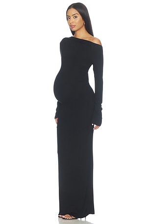 Soft Rib Draped Maxi Dress BUMPSUIT