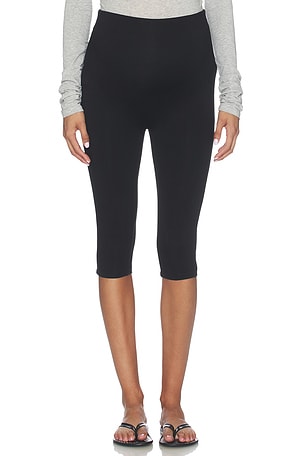 BUMPSUIT The Cotton Capri Legging in Black