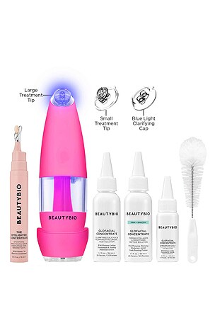 BeautyBio x REVOLVE Desert Detox Glofacial Hydration Facial & Glow Set in Pink