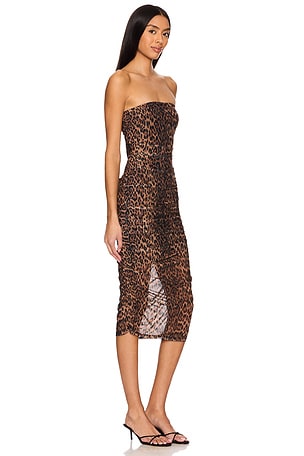 Bella Venice Emerson Tube Dress in Brown