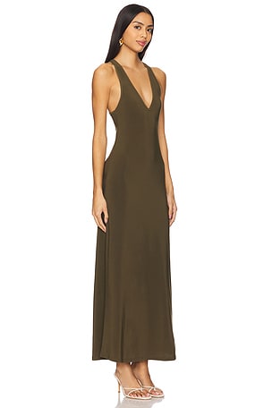 Bella Venice Scarlet Maxi Dress in Olive