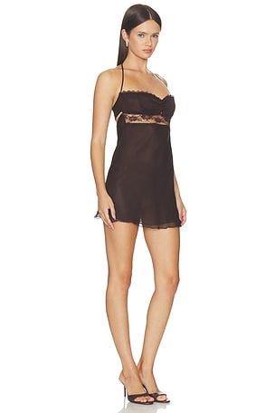 Bella Venice x REVOLVE The Scarlet Dress in Brown. Size XS. Also