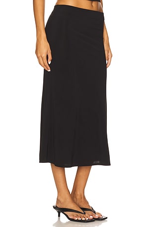 Bella Venice The Jessie Slip Skirt in Black