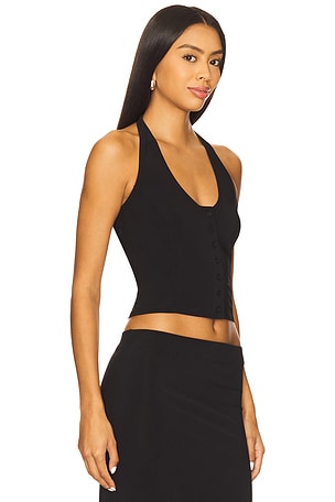 Bella Venice The Mia Halter in Black