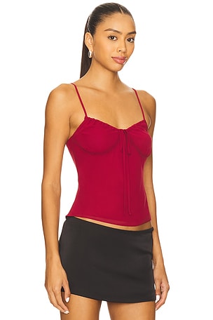 Bella Venice The Josephine Top in Burgundy
