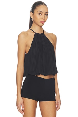 Bella Venice The Brynn Halter Top in Black. Size XS. Also