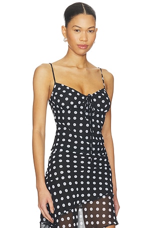 Bella Venice The Josephine Top in Black,White. Size XS. Also