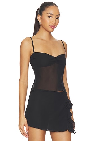 Bella Venice The Claire Top in Black