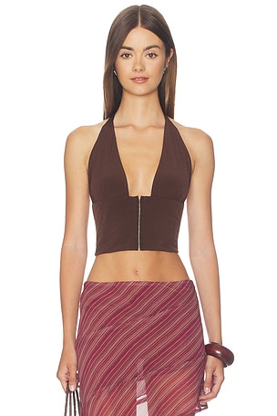 x REVOLVE Coco Halter Top Bella Venice