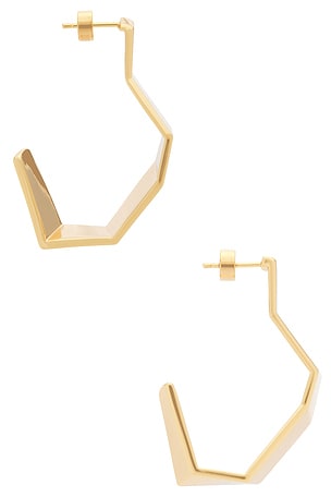 Bevza Broken Shape Earrings