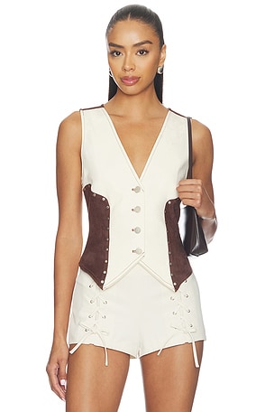 ELIO VEST 탑 BY.DYLN