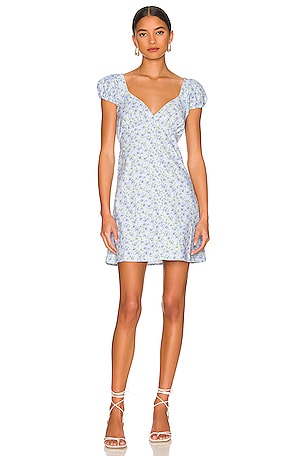 The Dusty Puff-Sleeve Mini Dress Boyish