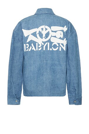 Babylon Body Surfer Work Jacket in Blue