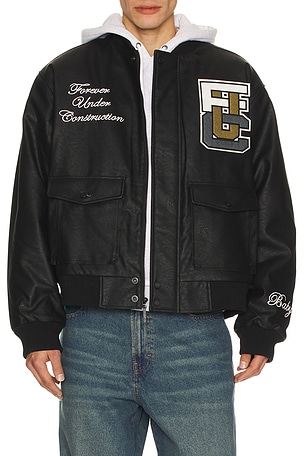Babylon Forever Babylon Leather Jacket in Black