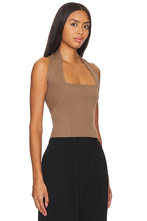 By Malene Birger Ronda Tank in Brown