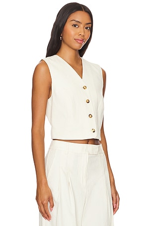 By Malene Birger Blaire Vest in White