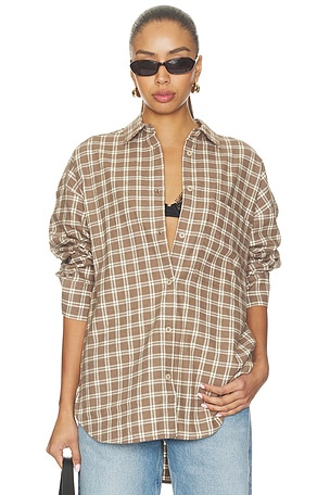 Derris Flannel Top By Malene Birger