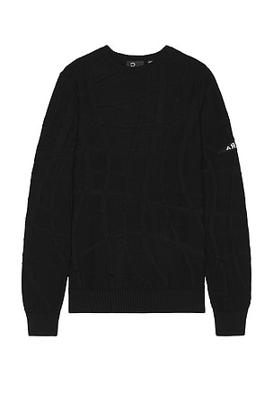 Your Boring Abstract Village Knitted Pullover By Parra